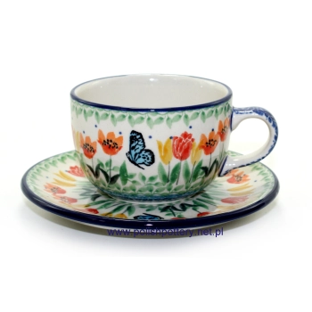 Filiżanka 0,2L + spodek dek. U5224X